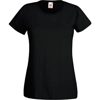 Abbildung von Valueweight T Lady Fit Farbe: Black Größe: XL