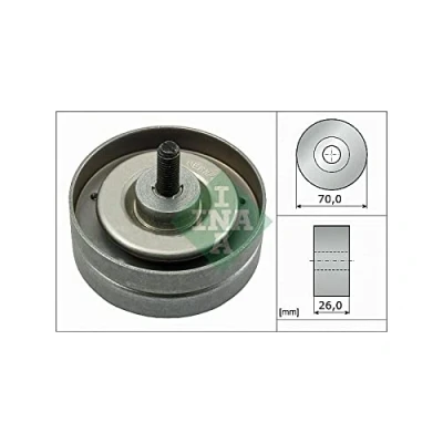 Abbildung von INA 532 0789 10 Umlenkrolle VOLKSWAGEN: LT 28 35 II Bus, 46 2 Kasten, Pritsche / Fahrgestell