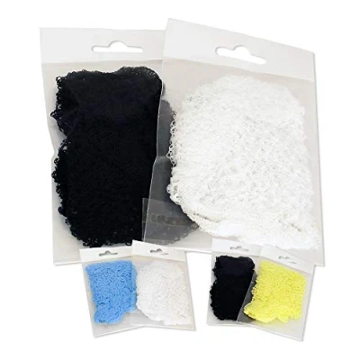 Abbildung von Haarnetz Frisurenschutz großmaschig mit Gummizug 2 er Pack farblich sortiert für Trockenhauben geeignet