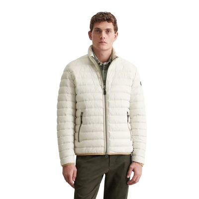 Abbildung von Marc O&#039;Polo TWIN Needle Standup Collar ZIP Pockets Elastic Binding Winterjacke, Herren, Größe: Large, Gray silk