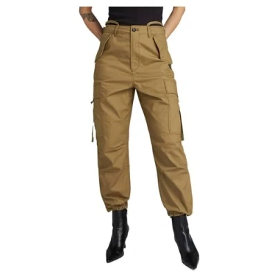 Abbildung von G Star Cropped Drawcord Cargohose, Damen, Größe: 27, Dk fawn