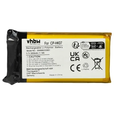 Abbildung von vhbw Akku Ersatz für Harman/Kardon CP HK07, P954374 Lautsprecher Boxen Speaker (3000mAh, 3,7V, Li Polymer)