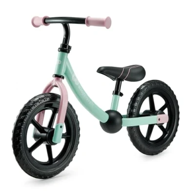 Abbildung von Kinderkraft 2WAY NEXT Laufrad bis 35 kg, Licht Lauflernrad, Kinder fahrader, 12 Zoll Räder, Höhenverstellbar Sattel und Lenker, Einfache Montage, Begrenzter Lenkeinschlag, Gummigriffe, Minze