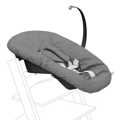 Abbildung von Tripp Trapp Newborn Set, Anthracite Verwandle den Stuhl in einen Babysitz für Neugeborene bis zu 9 kg Gemütlich, sicher &amp; einfach verwenden Kompatibel mit Modellen nach Mai 2003