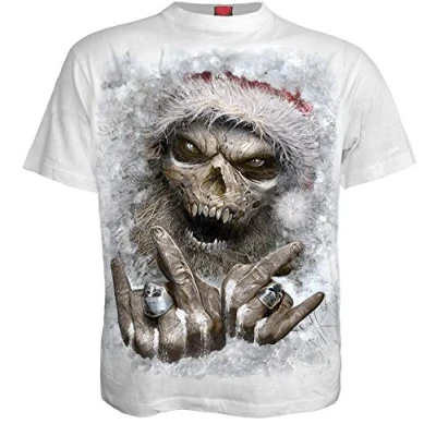 Abbildung von Spiral Rock Santa T Shirt Weiß M