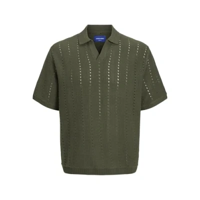 Abbildung von Jack &amp; Jones Jorparos Poloshirt, Herren, Größe: Large, Olive night