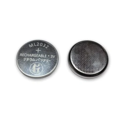 Abbildung von Girafus ML2032 wiederaufladbare Batterie/Akkus 3V 80mAh Ersetzt CR2032 Mainboard,Taschenrechner,elektr.Kerzen,Fahrrad Computer,Spielwaren,Pet Tracker,Autoschlüssel,Computer Equipments (2xML2032)