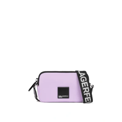 Abbildung von Karl Lagerfeld Jeans BOX LOGO MINI Crossbody Umhängetasche, Damen, Größe: One Size, Lavendula