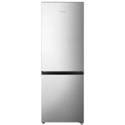 Abbildung von Gorenje RK14CPS4 Kühl Gefrierkombination/Freistehend/EEK C/39 dB/175 Liter/Gemüseschubfach/LED Beleuchtung/Türanschlag wechselbar/HxBxT: 143x56,2x56,2 cm/Silber