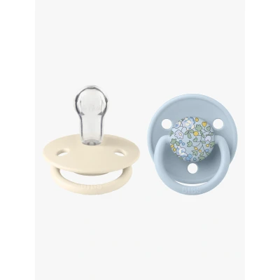 Abbildung von BIBS x Liberty De Lux Schnuller 2er Pack Silikon Onesize, Eloise/Baby Blue Mix