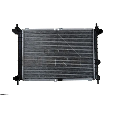 Abbildung von NRF 52142 Kühler, Motorkühlung Aluminium 500 346 42 mit Anbauteilen Kühlrippen gelötet OPEL: Astra F CC, Caravan, Limousine