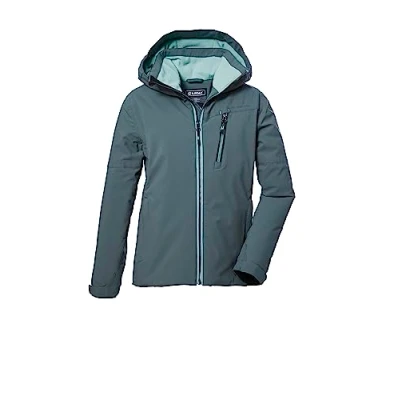 Abbildung von killtec Mädchen Funktionsjacke mit Kapuze/Winterjacke ist wasserdicht KOW 169 GRLS JCKT, dunkel peppermint, 128, 40926 000