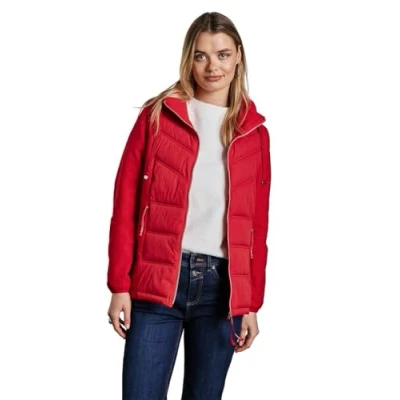 Abbildung von STREET ONE Steppjacke, mit Kapuze, Kapuze Tunnelzugband