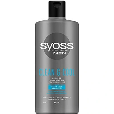 Abbildung von Syoss Men Shampoo Clean &amp; Cool für normales bis schnell Fettendes Haar 440ml