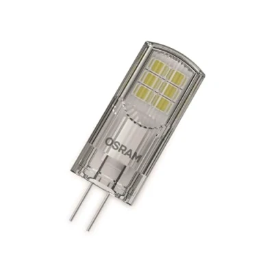 Abbildung von OSRAM LED Pin Lampe mit G4 Sockel, Warmweiss (2700K), 12V Niedervoltlampe, 2.6W, Ersatz für herkömmliche 28W [Energieklasse F]