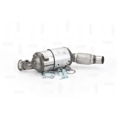 Abbildung von BOSAL 095 206 Rußpartikelfilter Euro 4 Siliziumcarbid mit Anbauteilen BMW: 3 Touring, 1 Schrägheck, X1