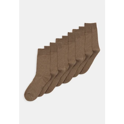 Abbildung von camano Online Unisex 9 PACK Socken, Damen, Größe: 35 38, Caramel melange
