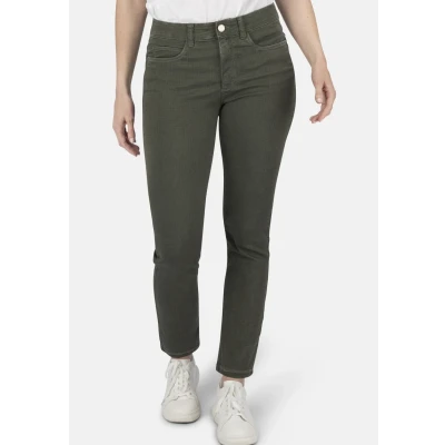 Abbildung von Stooker Women Milano Magic Shape FIT Jeans Slim Fit, Damen, Größe: 36x30, Green minimal