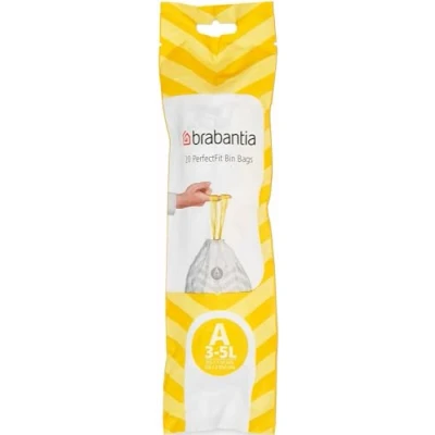 Abbildung von Brabantia Abfallbeutel PerfectFit A 3 Liter, weiß 20 Stk