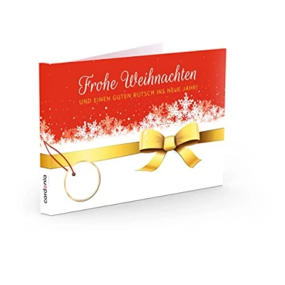 Abbildung von TechniSat Cardonia Design: Frohe Weihnachten individuell bespielbare Video Grußkarte mit 7 Zoll großem Display, stabiles Kartonpapier, Soft Buttons, integrierter Akku