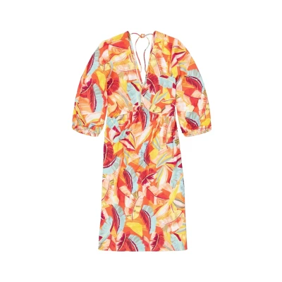 Abbildung von Garcia Freizeitkleid, Damen, Größe: Large, Papaya punch
