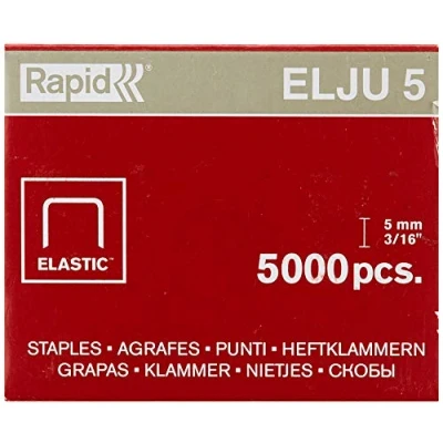 Abbildung von Rapid 31070513 Heftklammern Elju 5mm, verzinkt, 5000 Stück