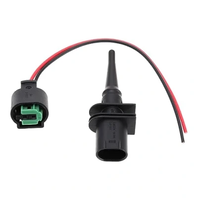 Abbildung von Be In Your Mind 2 Stück Umgebungslufttemperatursensor Und Steckerkabel 61138365340 61130005199 65816905133 Kompatibel mit BMW Mini Außenumgebungslufttemperatursensor