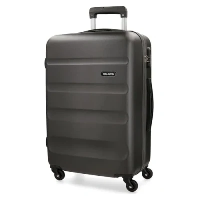 Abbildung von Roll Road Flex Großer Koffer Grau 51x74x28 cms Hartschalen ABS Kombinationsschloss 91L 3,8Kgs 4 Räder