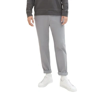 Abbildung von TOM Tailor Denim Chino, Herren, Größe: Large, Explicit grey