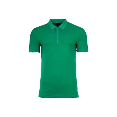 Abbildung von ARMANI EXCHANGE Poloshirt Herren Hidden Buttons, Cotton Stretch