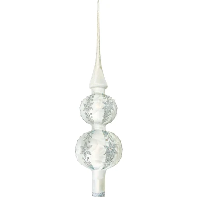 Abbildung von Krebs Glas Lauscha Christbaumspitze &quot;KGL03383, Weihnachtsdeko, Christbaumschmuck&quot;, (1 tlg.), aus Glas, mit Dekor