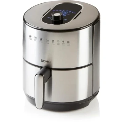 Abbildung von Domo DO530FR Fritteuse, 18/8 Edelstahl, Silber, 4 Liter