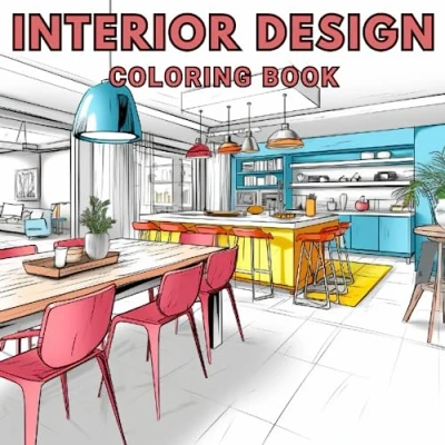 Abbildung von Interior Design Coloring Book: Home Modern Apartments Pages for Creative Adults