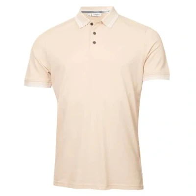 Abbildung von Calvin Klein Herren Campus 3 Knopf Polo Hemd Steingekippt L