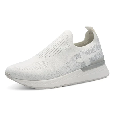 Abbildung von Tamaris Slipper, Damen, Größe: 38, White silver Schuhe