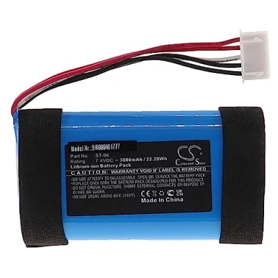 Abbildung von vhbw Akku kompatibel mit Sony SRS XB31, XB33 Lautsprecher Boxen Speaker (3000 mAh, 7,4 V, Li Ion)