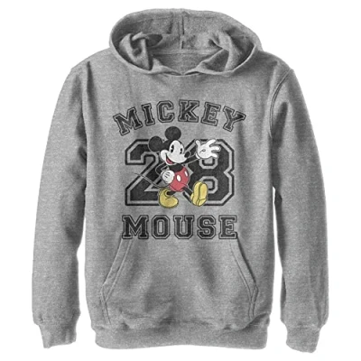Abbildung von Disney Mickey Classic Mouse Collegiate YTH Hoodie Heather grey 5/6