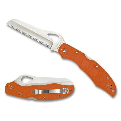 Abbildung von Spyderco Byrd Cara 2 Rescue Orange 8Cr13MoV SE