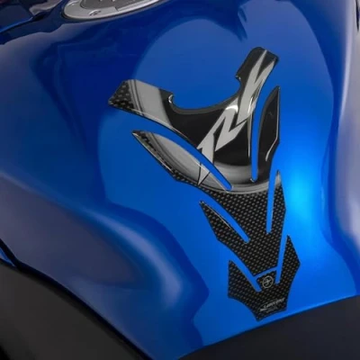Abbildung von labelbike 3D Gelharz Aufkleber für Motorrad Tankpad kompatibel mit Yamaha YZF R6