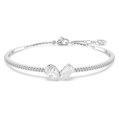 Abbildung von Swarovski Mesmera Bangle MOI ET TOI Armband silvercoloured, Damen, Größe: Medium, Silver coloured