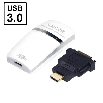 Abbildung von LogiLink Multi Display Adapter USB 3.0 zu HDMI (1080p) Grafikadapter
