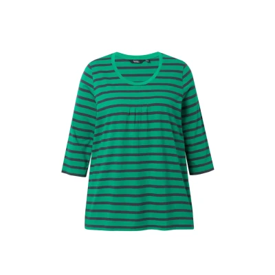 Abbildung von Ulla Popken Langarmshirt, Damen, Größe: 46/48, Moss green