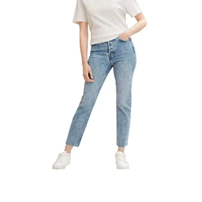 Abbildung von TOM Tailor denim Lotte Jeans Slim Fit, Damen, Größe: 29, Used light stone blue