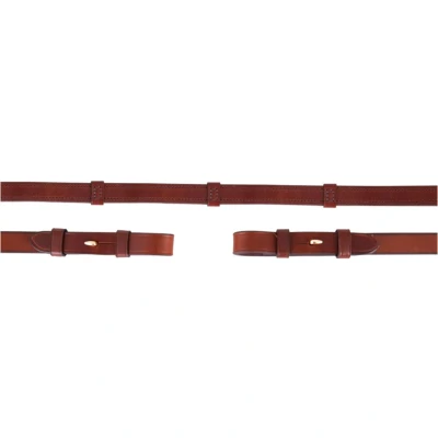 Abbildung von BR Rein Anti Rutsch Leder 16mm Jalousie Full Tobacco / Goud Braun