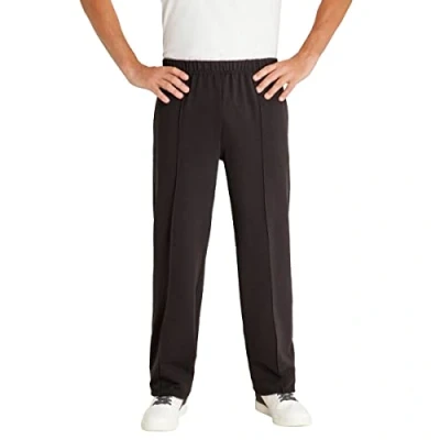 Abbildung von hajo Herren Freizeithose Kurhose mit abgesteppter Bügelfalte, Schwarz Gr. 58/3XL