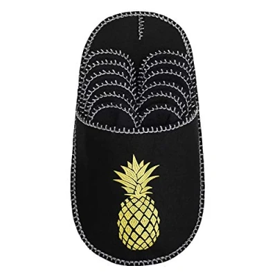 Abbildung von ONVAYA ABS Gästepantoffel, Ananas, 6er Set, Antirutsch, Hausschuhe, Filz Hausschuh
