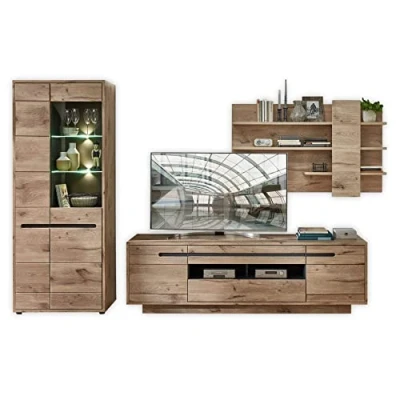 Abbildung von Innostyle Wohnwand &quot;BELLANO&quot;, (Komplett Set, 8 St.), inkl. LED Beleuchtung