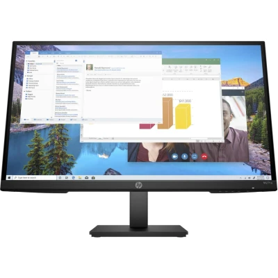 Abbildung von HP M27ha FHD Monitor 68,6 cm (27 Zoll), 1920 x 1080 Pixel (16:9), 60 Hz, Full HD, AMD FreeSync, Blaulichtfiltermodus, VGA, HDMI 1.4, DisplayPort 1.2, Schwenk , Dreh und Neigefunktion, Schwarz
