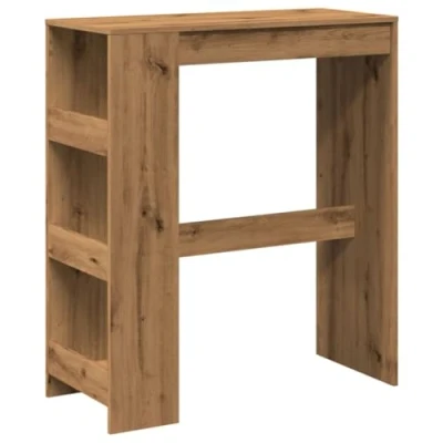 Abbildung von vidaXL Esstisch Bartisch mit Regal Artisan Eiche 90x40x103,5 cm Holzwerkstoff (1 St)