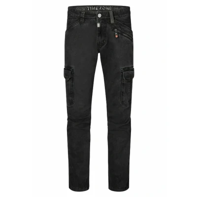 Abbildung von Timezone Bentz Jeans Slim Fit, Herren, Größe: 30x34, Schwarz